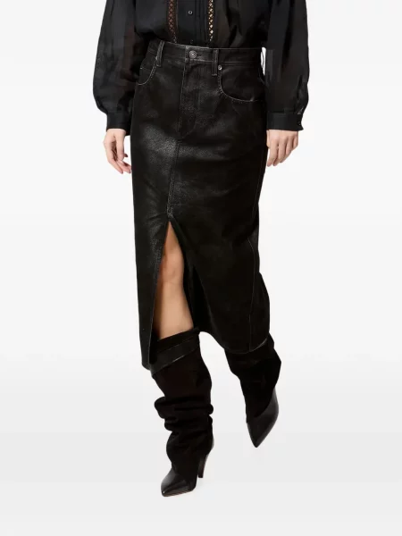 Fustă midi Marant Etoile negru