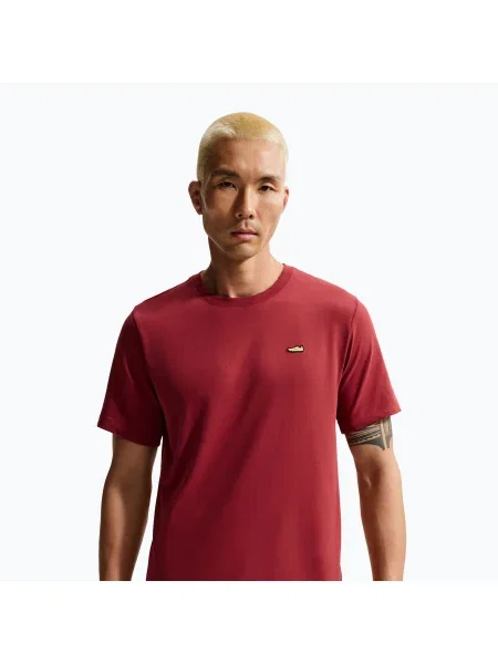 Мъжка тениска за бягане Nike Retro Run Dri-Fit team crimson винено червено