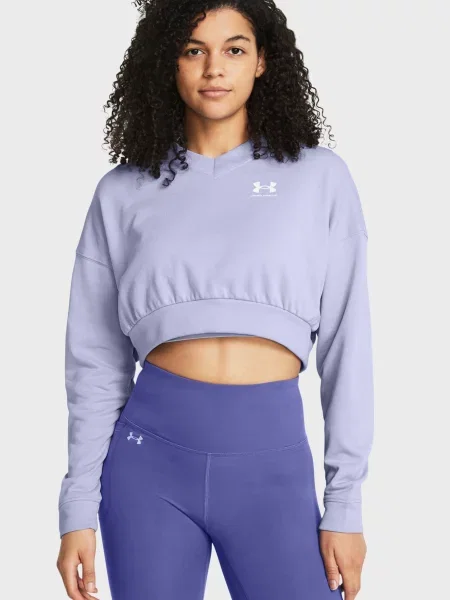 Укорочена махрова спортивна кофта Under Armour