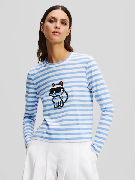 KARL LAGERFELD Блуза тъмносин