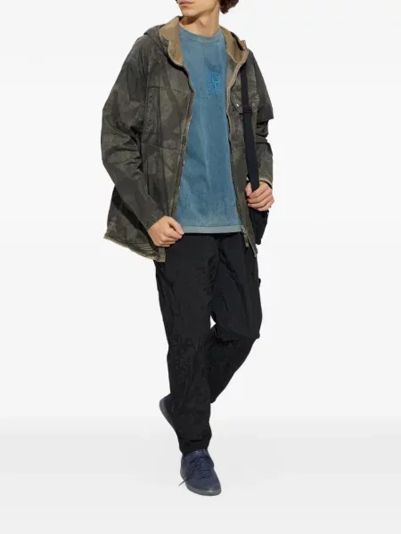 Tricou Stone Island cu imagine albastru
