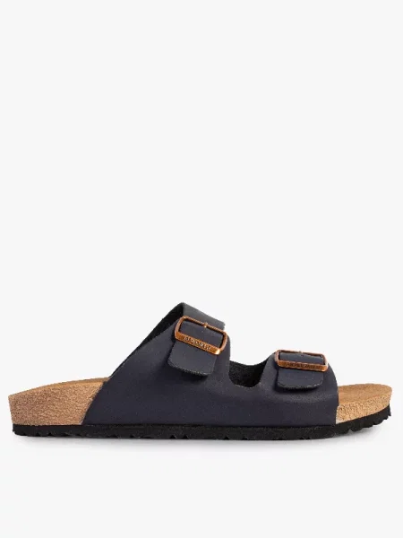 Шльопанці Grunwald екошкіра синій