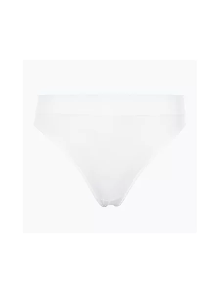 Бесшовные стринги Gymshark с высокой посадкой белые