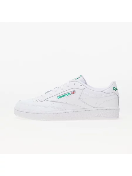 Šněrovací krajkové tenisky Reebok Club C 85 bílé