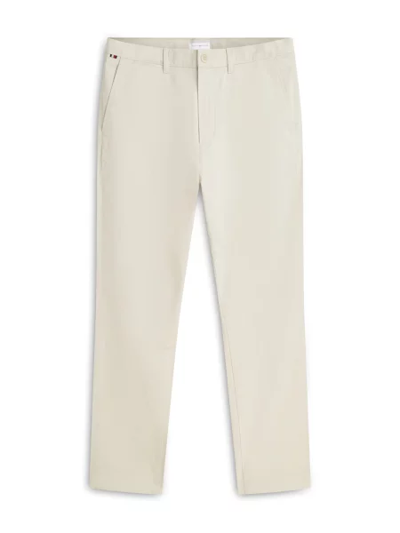 TOMMY HILFIGER Pantaloni eleganți HARLEM ESSENTIAL kitt alb