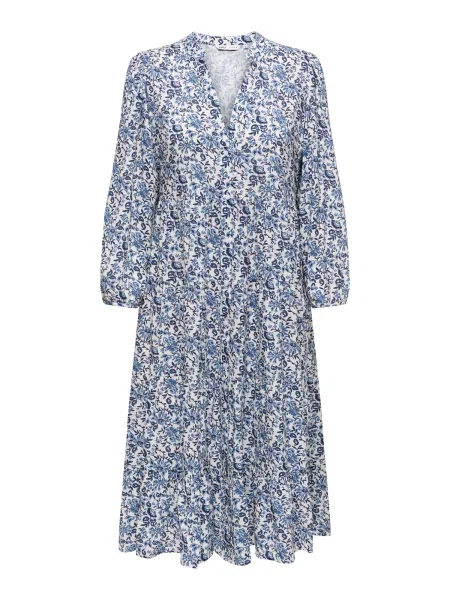 ONLY Dolga srajca ONLMilana mornarska / safir bela