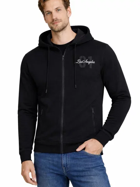 Hoodie Ventus s kapuco črna