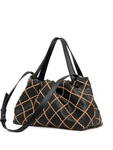 Geantă Themoirè plisată negru