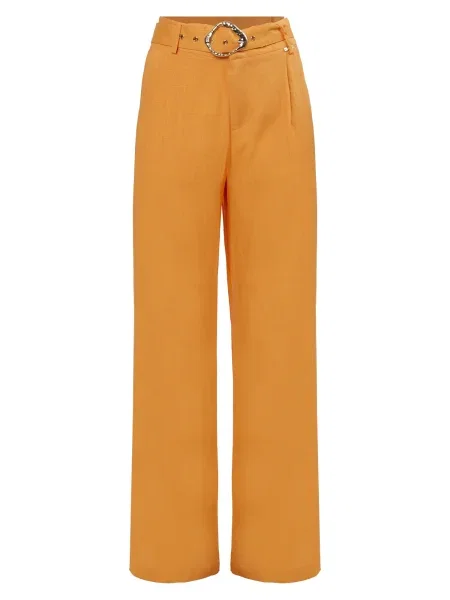 Influencer Kalhoty se sklady v pase oranžová