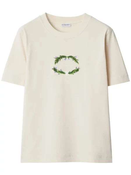Tricou Burberry cu broderie