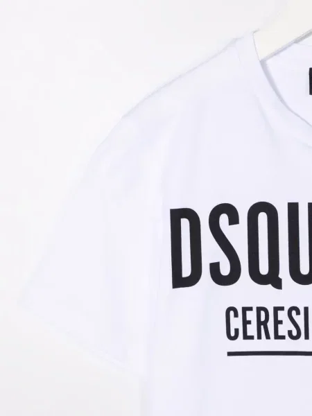 Dětské tričko Dsquared2 bílé