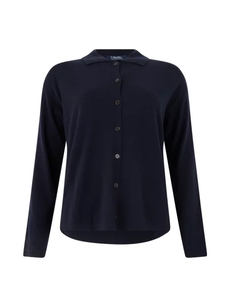 Sweter Max Mara wełniany niebieski