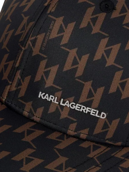 Șapcă Karl Lagerfeld cu imagine negru
