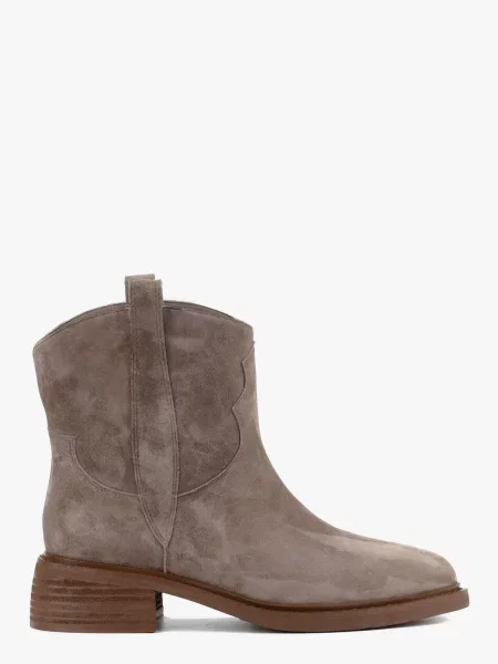 Замшевые ботинки Leberdes бежевые