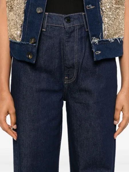Blugi Ag Jeans cu 5 buzunare albastru