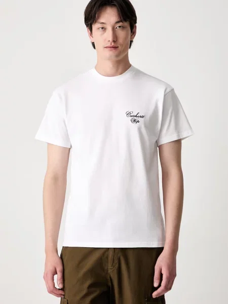 Carhartt WIP S/S Gracious tricou din pentru bărbați alb