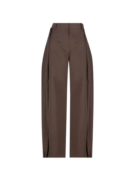 Pantaloni Loewe drapate maro