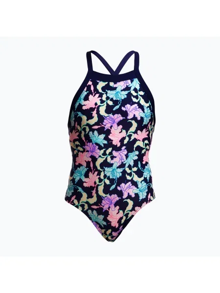 Női egyrészes fürdőruha Funkita Sky Hi One Piece gyors áramlás. Méret: 16 AUS