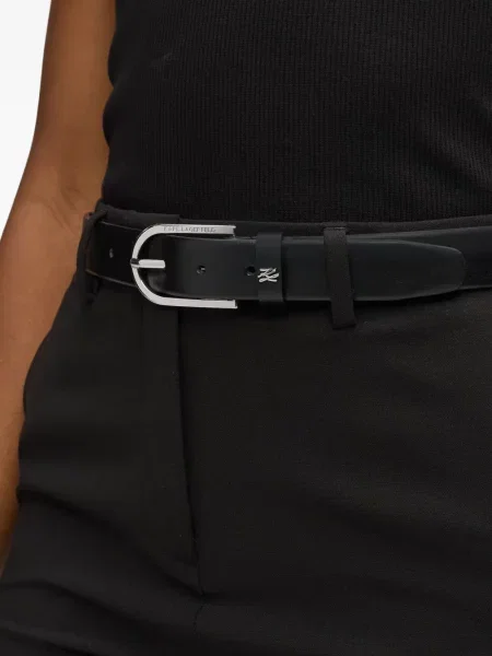 Curea Karl Lagerfeld din piele negru