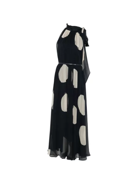 Rochie maxi Max Mara cu buline cu imagine negru