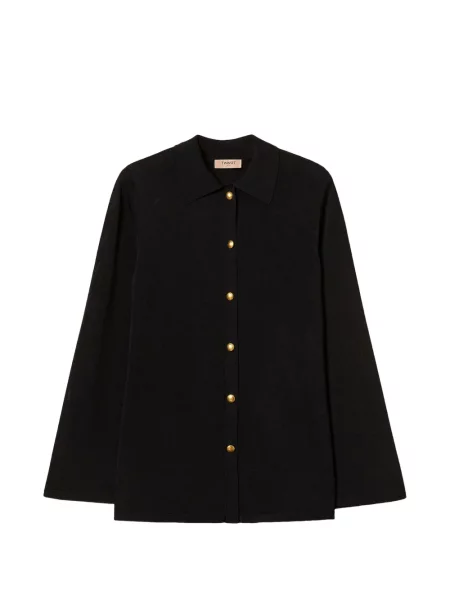 Cămașă Twinset tricotate negru