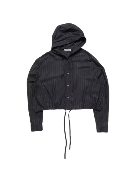 Geacă Acne Studios de lână albastru