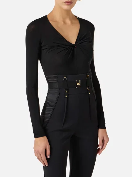 Боді Elisabetta Franchi чорне