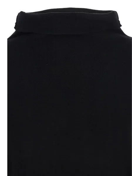 Rochie midi P.a.r.o.s.h. de lână până la genunchi de costum negru