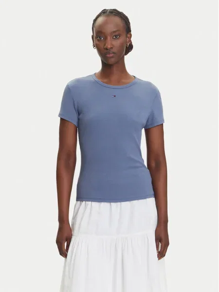 Tommy Jeans Tricou Essential albastru