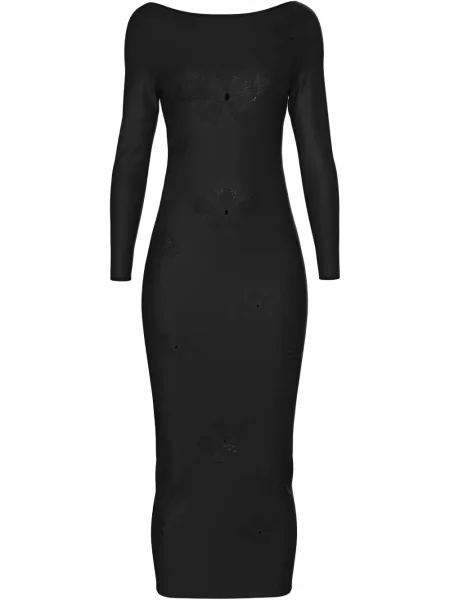 Rochie midi Maccapani până la genunchi de costum negru