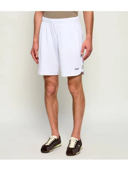 BOSS GREEN Pantaloni scurți JT_TOC Game 9 inch | stretch alb