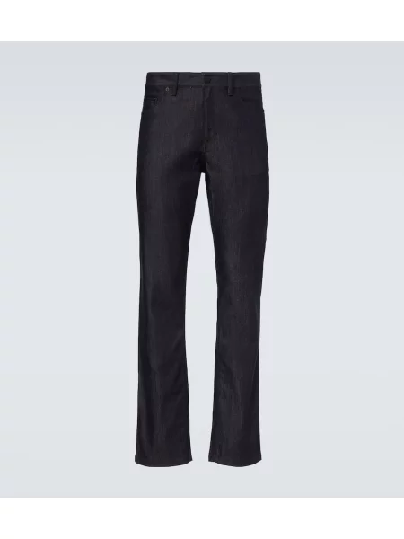 Blugi drepți Moncler negru