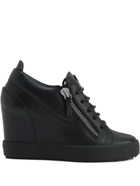 Sneakerși Giuseppe Zanotti cu pană negru