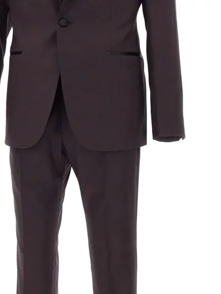 Satenski odgovarati odijelo Emporio Armani ljubičasta