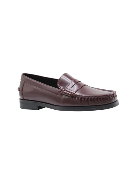 Geox loafersy skórzane D NOEMEN czerwone