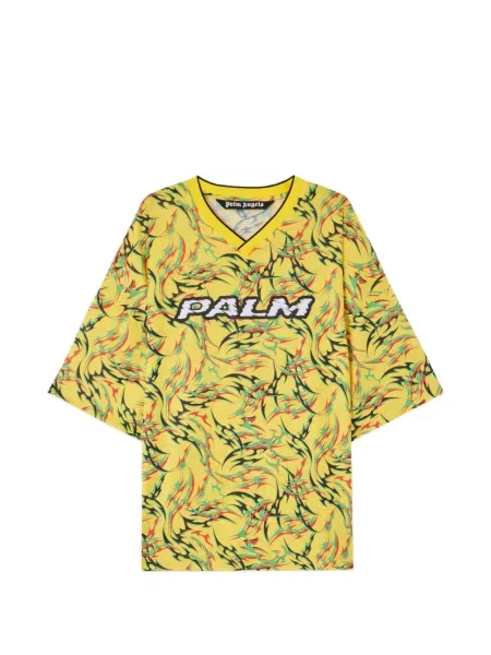 Тениска Palm Angels жълто