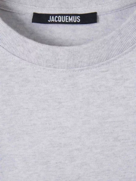 Tricou Jacquemus cu autograf gri