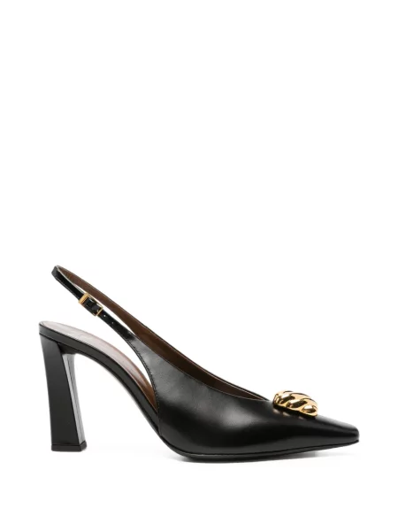 Pantofi cu toc Giuseppe Zanotti slingback negru