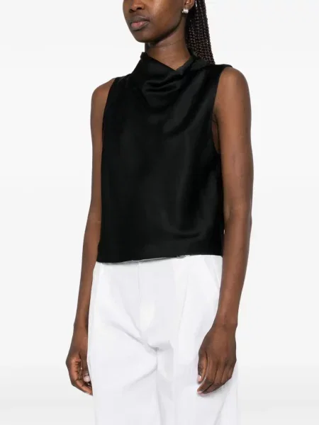 Top Vince bez rękawów czarny