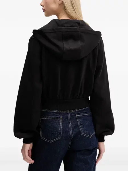 Hanorac cu glugă Tommy Jeans negru