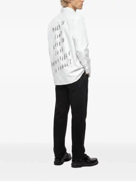 Blugi Karl Lagerfeld Jeans cu imagine negru