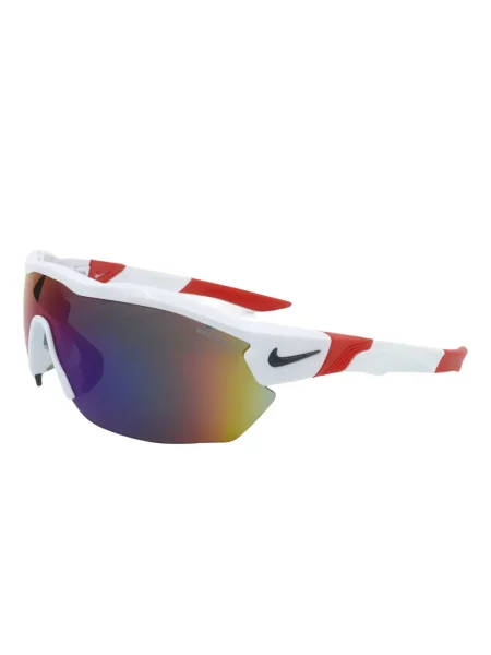 Ochelari de soare Nike cu cordon din jerseu cu imprimeu abstract gri