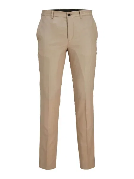 JACK & JONES Pantaloni cu dungă bej
