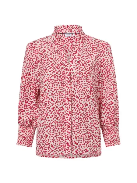 Nümph Bluzka Nuiva Kobiety czerwony|biały wzorzysty 34 biała