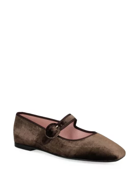 Balerini Pretty Ballerinas de catifea maro