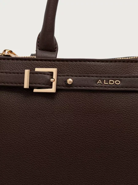 Кожаная сумка шоппер Aldo