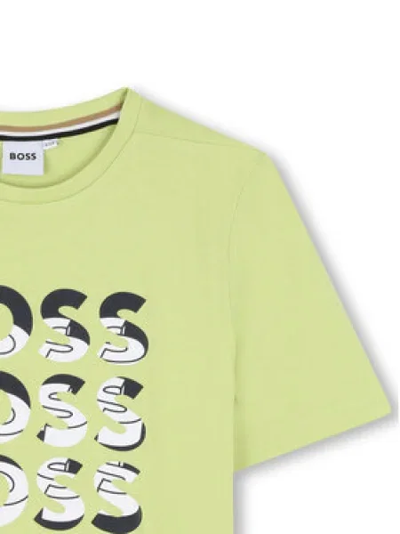 BOSS Póló D Regular Fit zöld
