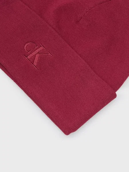 Шапка Calvin Klein бордовая