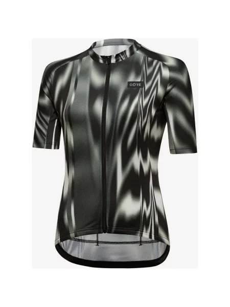 Koszulka rowerowa GOREWEAR Spirit Paint krótki rękaw czarno-szara M czarna