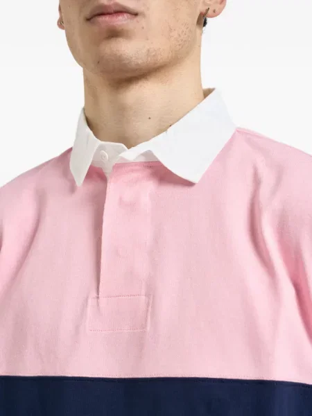 Tricou polo Polo Ralph Lauren din piele de căprioară scurt albastru